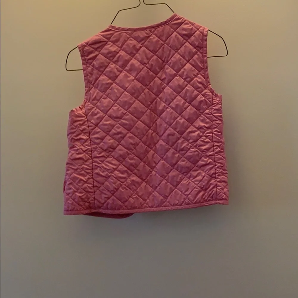 Gap Kids Girls Pink Quilted Vest Size‎ S